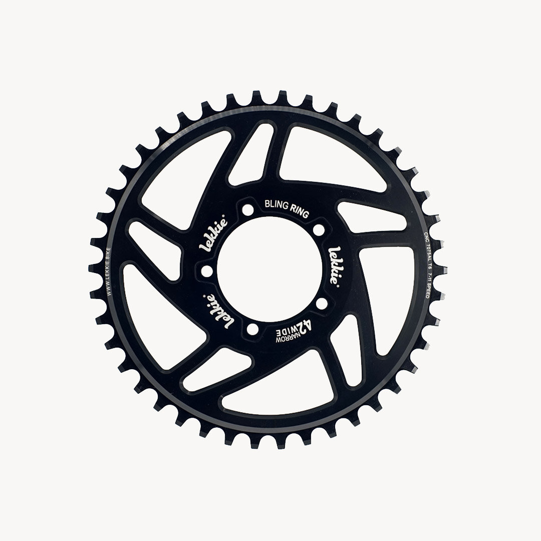 Lekkie Bling Ring | voor Bafang BBS01/02 | 42T | Narrow