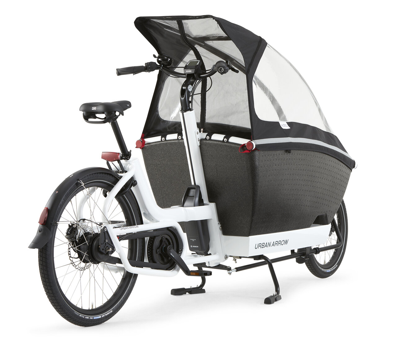 urban arrow bakfiets met regenhuif