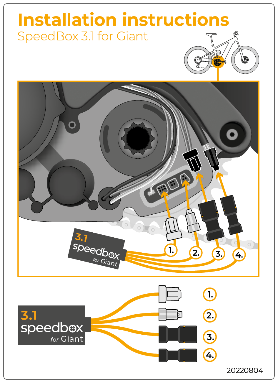 SpeedBox 3.1 voor Giant (RideControl Go)