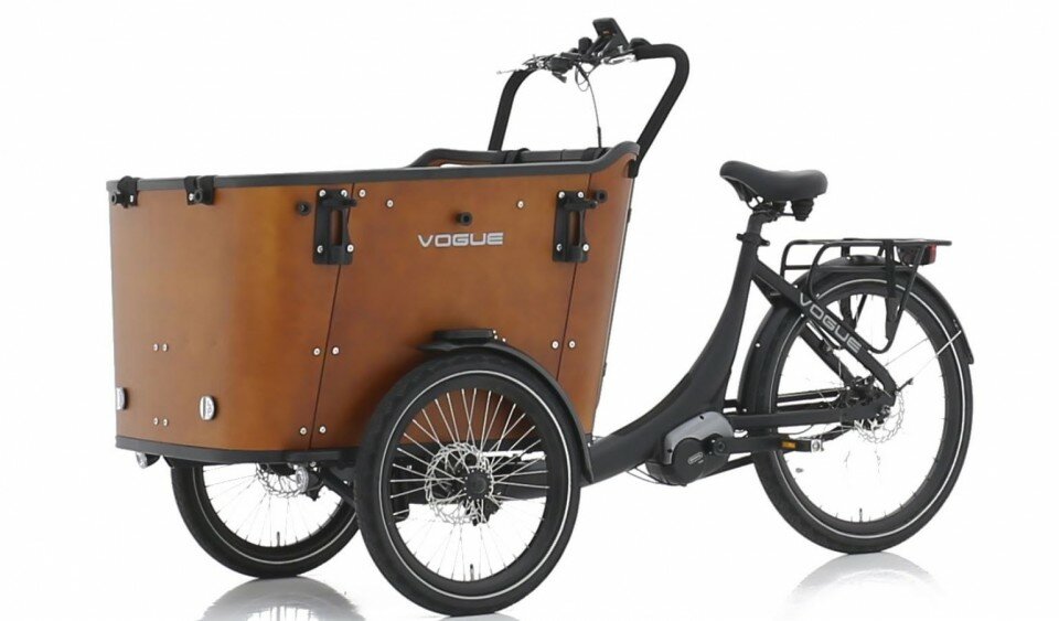 superior deluxe bakfiets bruin