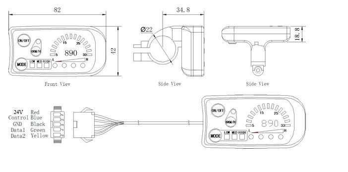 display led afmetingen