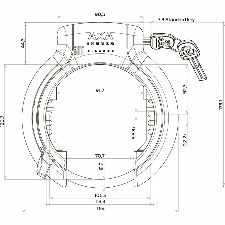 axa imenso x large afmetingen