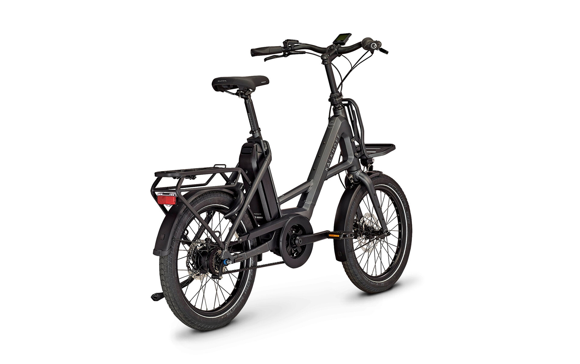 compact e bike black matt