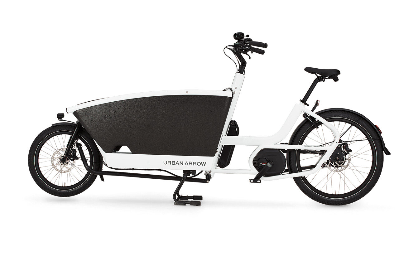 elektrische bakfiets wit