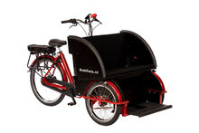 bakfiets.nl riksja elektrisch rood